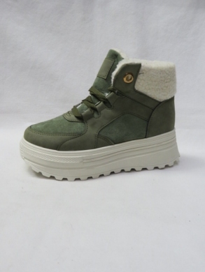 Trapery damskie ocieplane (36-41) 9098 GREEN