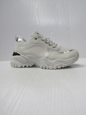 Buty sportowe damskie na płaskim (36-41) D232-3 WHITE