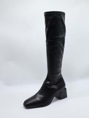 Kozaki damskie na obcasie (36-41)9570A-1 BLACK