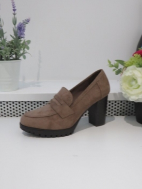 Półbuty damskie na obcasie (36-41) YL183 KHAKI