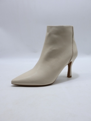 Botki damskie na szpilce (36-41) 8755 BEIGE