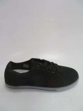 Tenisówki damskie na płaskim (36-41) 2968 BLACK