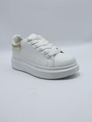 Buty sportowe damskie (36-41) WW188 WH/GOLD