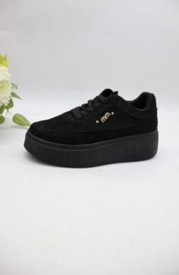 Buty sportowe damskie na koturnie (36-41) AA318 BLACK