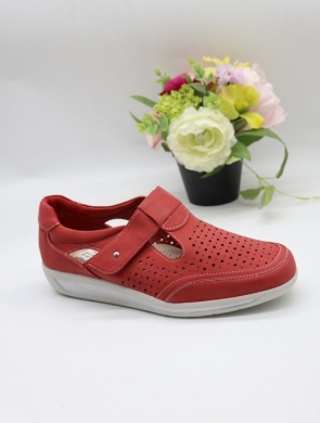 Półbuty damskie na płaskim (36-41) HL61562 RED