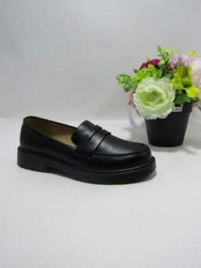Mokasyny damskie na płaskim (36-41) 2115-1 BLACK