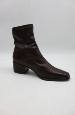 Botki damskie na obcasie (36-41) 2592P BROWN