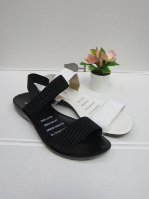 Sandały damskie na płaskim (36-41) 309 BL/WH/BLU