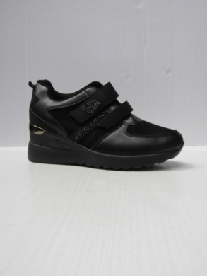 Buty sportowe damskie na koturnie (36-41) J-139 BLACK
