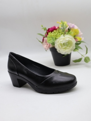 Czółenki damskie na obcasie (36-41) YCC-001 BLACK