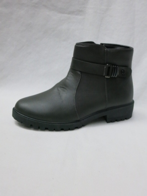 Botki damskie ocieplane na płaskim (36-41) XCHE-07 GREY