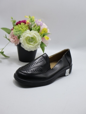 Półbuty damskie na płaskim (37-42) E303 BLACK
