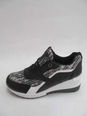 Buty sportowe damskie na koturnie (36-41) XN-121 BLACK