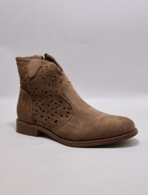 Botki damskie na płaskim (36-41) H2523-3 COFFE