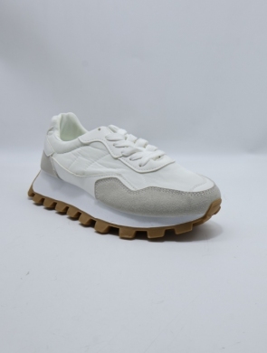 Buty sportowe damskie na płaskim (36-41) 88-92 WHITE