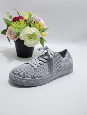 Trampki damskie na płaskim (36-41) J-13 GREY