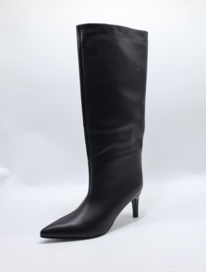 Kozaki damskie ocieplane na szpilce (36-41) CLS573 BLACK