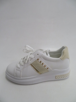 Trampki damskie na koturnie (36-41) LA129 BEIGE