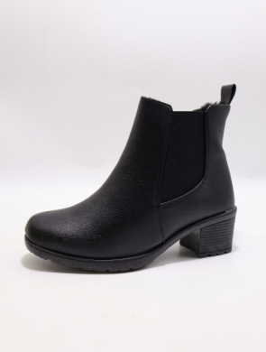 Botki damskie ocieplane na obcasie (36-41) BH04A-1