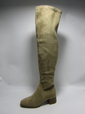 Kozaki damskie na obcasie (36-41) RQ435 KHAKI