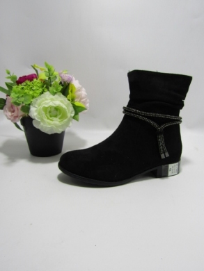 Botki damskie na płaskim (36-41) BL69 BLACK