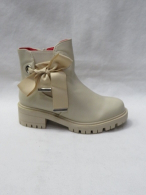 Botki dziewczęce ocieplane (28-35) T2005P BEIGE