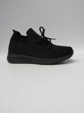 Buty sportowe damskie na płaskim (37-42) N1563 BLACK