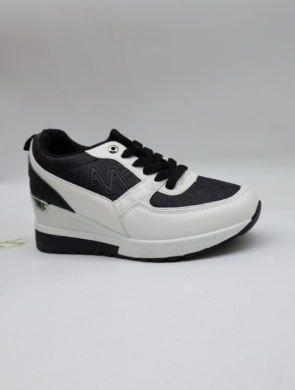 Buty sportowe damskie na koturnie (36-41) LJ59 WHITE