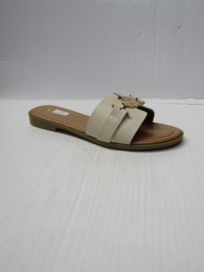 Klapki damskie na płaskim (36-41) L530 BEIGE