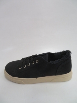 Tenisówki damskie na płaskim (36-41) S758 BLACK