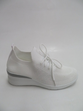 Sportowe Damskie na koturnie (36-41) AB09 WHITE
