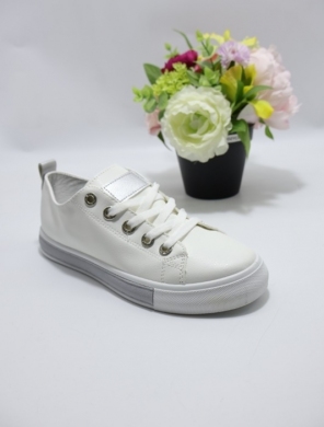 Buty sportowe damskie na płaskim (36-41) BK57 SILVER