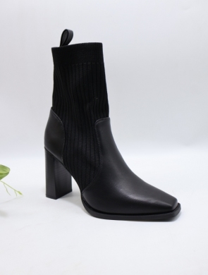 Botki damskie na obcasie (36-41) 168-382 BLACK