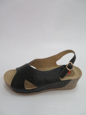 Sandały Damskie na koturnie (36-41) KS-9115 BLACK