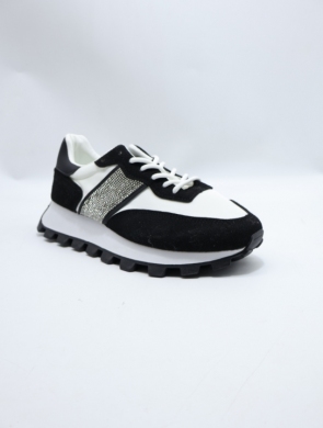 Buty sportowe damskie na płaskim (36-41) 5079 BLACK