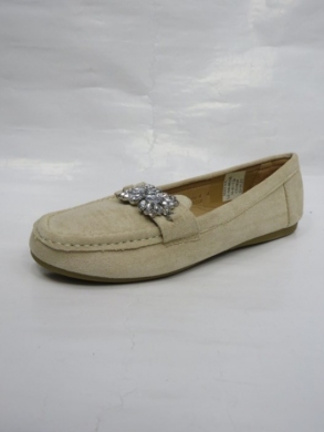 Mokasyny damskie na płaskim (36-41) LE-566 BEIGE