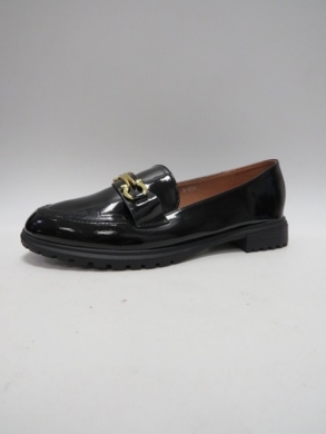 Mokasyny damskie na płaskim (36-41) W-230 BLACK