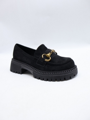 Mokasyny damskie na płaskim (36-41) 5275 BLACK