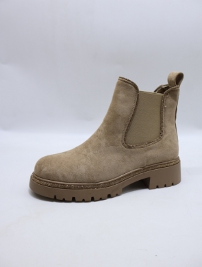 Botki damskie na płaskim (37-40) 9551A KHAKI