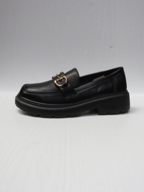 Mokasyny damskie na płaskim (36-41) W32 BLACK