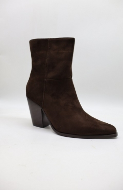 Botki damskie na obcasie (36-41) ML573 BROWN