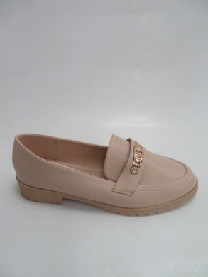 Mokasyny damskie na płaskim (36-41) W192 BEIGE