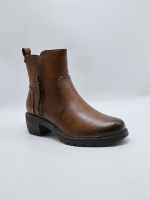 Botki damskie ocieplane na obcasie (36-41) YCC-83 CAMEL