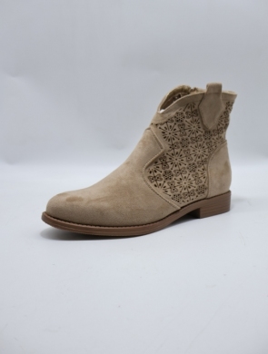 Botki damskie na płaskim (36-41) H192-2 KHAKI