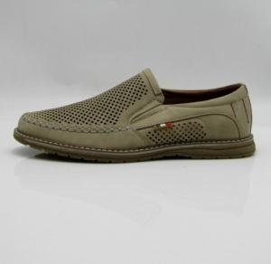 Mokasyny męskie (40-46) 2316-5 BEIGE