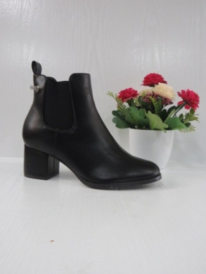 Botki damskie ocieplane na obcasie (36-41) SA105 BLACK