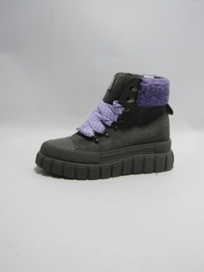 Trapery damskie ocieplane (36-41) 8-61 GREY