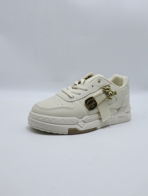 Buty sportowe damskie na płaskim (36-41) 19-3 BEIGE