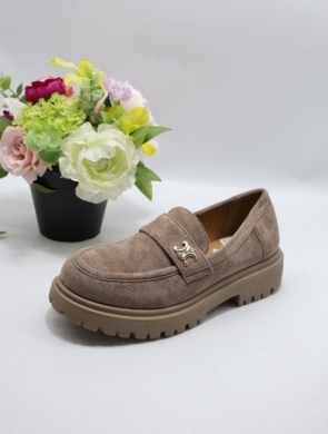 Mokasyny damskie na płaskim (36-41) LP0905 KHAKI