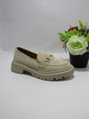 Mokasyny damskie na płaskim (36-41) H2310-5 BEIGE